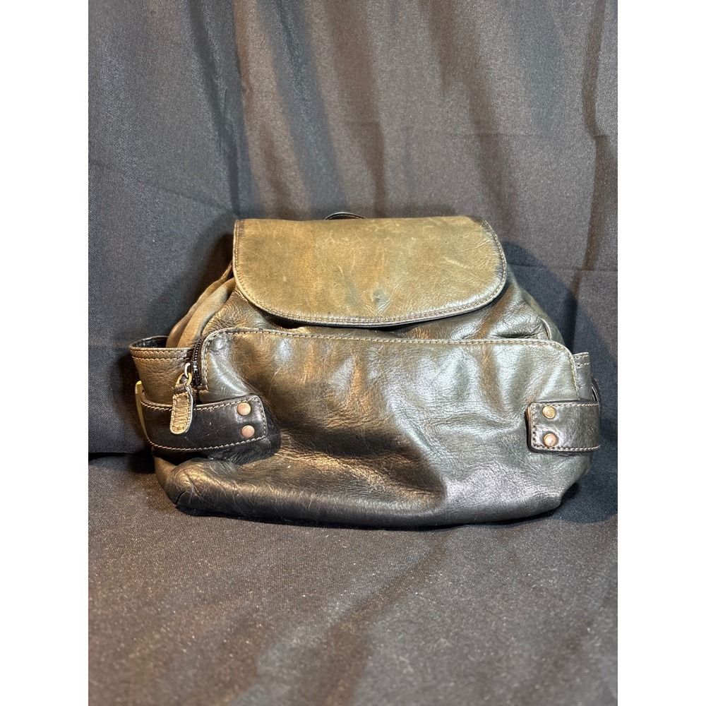 Wilsons Leather Dark Green Convertible Backpack‎ Purse Shoulder Bag